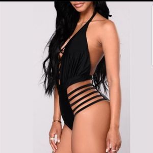 Sexy Fashion Womens One-piece Bandage Swimsuit Swi